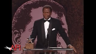 Sidney Poitier Accepts the AFI Life Achievement Award [upl. by Feerahs]