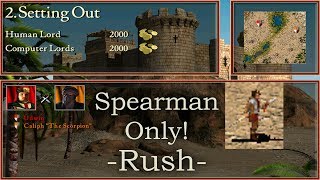 2 Setting Out  Rush  Spearman Only  Stronghold Crusader [upl. by Annette]