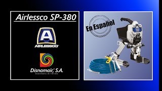 Nueva AIRLESSCO SP380  Vídeo utilización [upl. by Latoye]