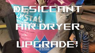 Desiccant Air Dryer Upgrade  Cheap kitty litter to dry compressed air Will it workout or not [upl. by Mahseh]