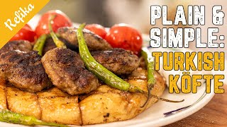 Perfect MEATBALL Recipe 🥇Must Try the Turkish way Magical KOFTE 🏆🎯🥳 [upl. by Sigismundo570]