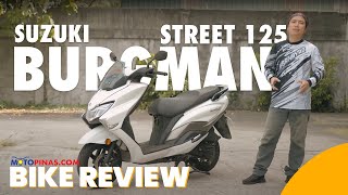 2022 Suzuki Burgman Street 125 Review  Sulit ba ang maxi scooter you can afford [upl. by Romeu716]