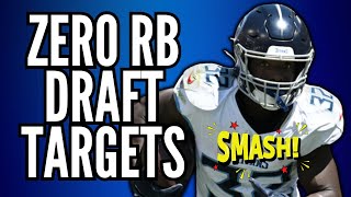 The BEST Zero RB Targets in Fantasy Drafts wJared Smola [upl. by Mortimer]