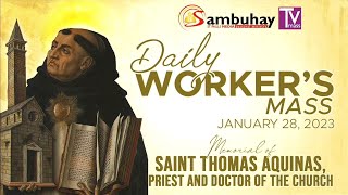 Sambuhay TV Mass  January 28 2023  Memorial of Saint Thomas Aquinas [upl. by Ailisec950]