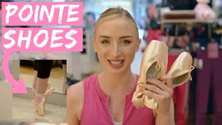 CLAUDIA GETS FITTED FOR POINTE SHOES [upl. by Johan]