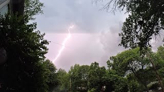 Here’s Hurricane Beryl’s Impact Making A Loud Entrance Into St Louis [upl. by Osrit]