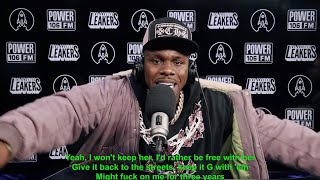 DaBaby Completely Spazzes Over Gunnas quotPushin Pquot With 2Piece LA Leakers Freestyle Lyrics [upl. by Stephan]