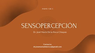 ¿Qué es la Sensopercepción  Clase 13 [upl. by Anwahsat]