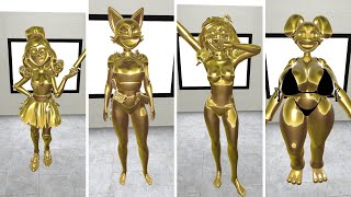 2 ALL GOLD LUCKY BOXES Luminal Hotel Miss Delight vs Dogday x Freddy Girl FNAF Poppy Playtime GMOD [upl. by Laeynad]