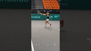 When Carlos Alcaraz decides to change the rhythm with big forehands 🔥 tennis [upl. by Alemahs]