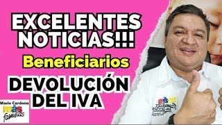 🔵 ULTIMA HORA 9 de NOVIEMBRE EXCELENTES NOTICIAS Para BENEFICIARIOS De DEVOLUCIÓN del IVA✅😃 [upl. by Alicsirp]