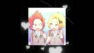 Kirishima x Denki as friends and then they fall in love video song [upl. by Ellecram]