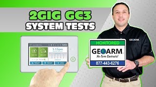 2GIG GC3  How to Run System amp Sensor Test [upl. by Nathalie]