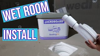 How to Install Wet Room  Jackoboard [upl. by Kristian84]