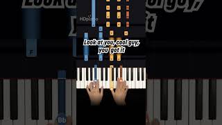 EASY piano song you can sing along to piano shorts [upl. by Uriah478]