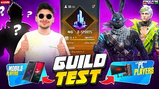 FREE FIRE INDIA 🇮🇳 LAUNCH DATE  SPECIAL REACTION  GUILD TEST 😍 nonstopgaming  Free fire live [upl. by Eeroc]