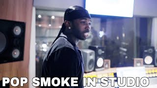 Pop Smoke Vibing In Studio [upl. by Hilbert]