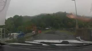 Rally mauritius 2019 crash onboard evo 3 [upl. by Case]