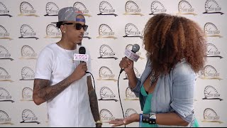 August Alsina Discusses Growing Up On Camera With Ramona DeBreaux At The V103 Car amp Bike Show 2014 [upl. by Audrit]