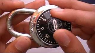 How to find the combination to a master lock HD [upl. by Pheni]