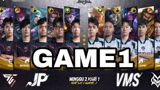 GAME1 JP NINER VS TEAM VAMOS [upl. by Capp]