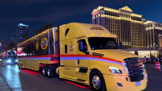 NASCAR HAULER PARADE LAS VEGAS 2024 [upl. by Schiffman]