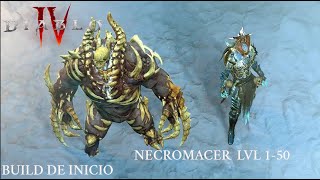 DIABLO IV  HAZ ESTO BUILD DE INICIO NECROMANCER HIELO GUÍA COMPLETAESPAÑOL [upl. by Duleba864]