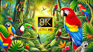 8K BIRDS  Unbelievable Beauty 8K VIDEO ULTRA HD  8K BIRD [upl. by Dunham845]