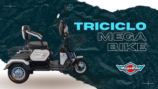 Triciclo Elétrico  MegaBike [upl. by Naugan]