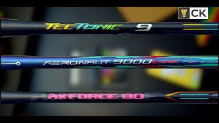 Li Ning AxForce 80 vs Tectonic 9 vs Aeronaut 9000C Review amp Comparison [upl. by Wilek686]