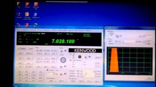 kenwood TS 480HX and software ARCP 480 [upl. by Alakam247]