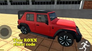 Thar Roxx cheat code 🤑 Indian bike driving 3D 😱😎🤑🤑 ll Raj Gamerz [upl. by Atinaej]