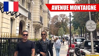 Paris Avenue Montaigne Walking Tour Autumn 2023 [upl. by Kincaid]