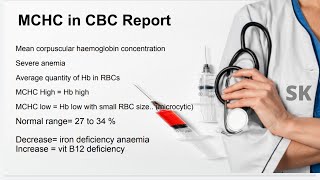 MCHC Test  Mean Corpuscular Hb Concentration [upl. by Romilly]