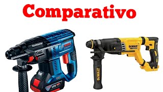 Comparativo martelete Bosch GBH 180LI VS Dewalt DCH263 [upl. by Ative]