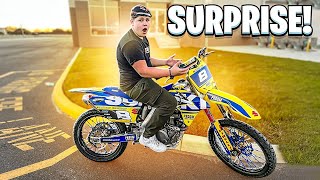 LITTLE BROTHER COMES TO VISIT ME IN FLORIDA SO I GOT HIM A DIRT BIKE   BRAAP VLOGS [upl. by Llerud]