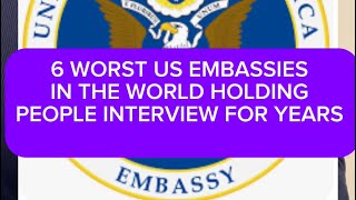 6 WORST US EMBASSIES IN THE WORLD [upl. by Springer]