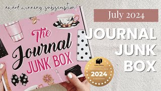 Journal Junk Box Unboxing July 2024  Journal Subscription Box [upl. by Wit847]