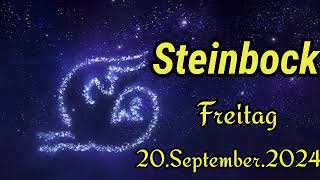 Horoskop Steinbock heute Freitag 20 September 2024 [upl. by Euqinorev]