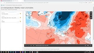 ECMWF 42 Day Forecast White Or Green For Christmas [upl. by Mclaurin554]