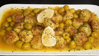 Boulettes de poulet haché aux olives recette facile et rapide [upl. by Andrade]