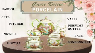 Ginori Doccia porcelain collection  Capodimonte style [upl. by Riti]