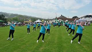 Lyme Regis Majorettes performing at May Fete 2024 [upl. by Galatea174]