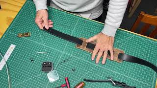 Installing Schaller SLocks on my Leather Guitar Strap [upl. by Eiroc]