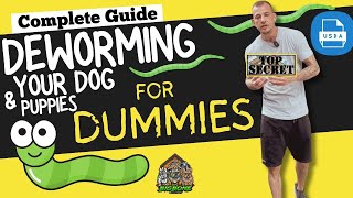 How to DeWorm your puppies  dog USDA recommended protocol made simple amp discover the best Dewormer [upl. by Culver631]