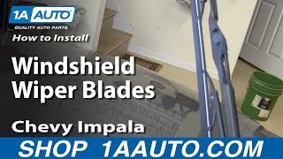 How to Replace Wiper Blade 9413 Chevy Impala [upl. by Aubigny48]