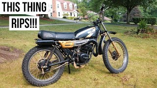 First Ride On my Fully Rebuilt Suzuki TS 185 Motorcycle [upl. by Andrej]