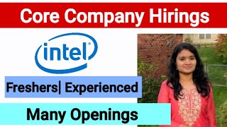 Intel Recruitment 2023 latest Core Comapany Recruitment Jobs 2023 [upl. by Ciel901]