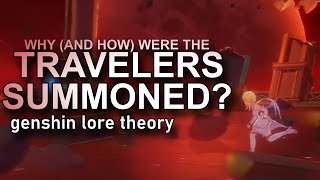 Why and How were Aether and Lumine Summoned by the Khaenriahns Genshin Impact Lore Theory [upl. by Rabaj]