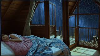 Rain in the Cottage  Soothing Rain Sounds for Relaxation Focus and Sound Sleep [upl. by Ivets]